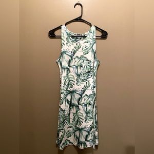 Palm Print Dress